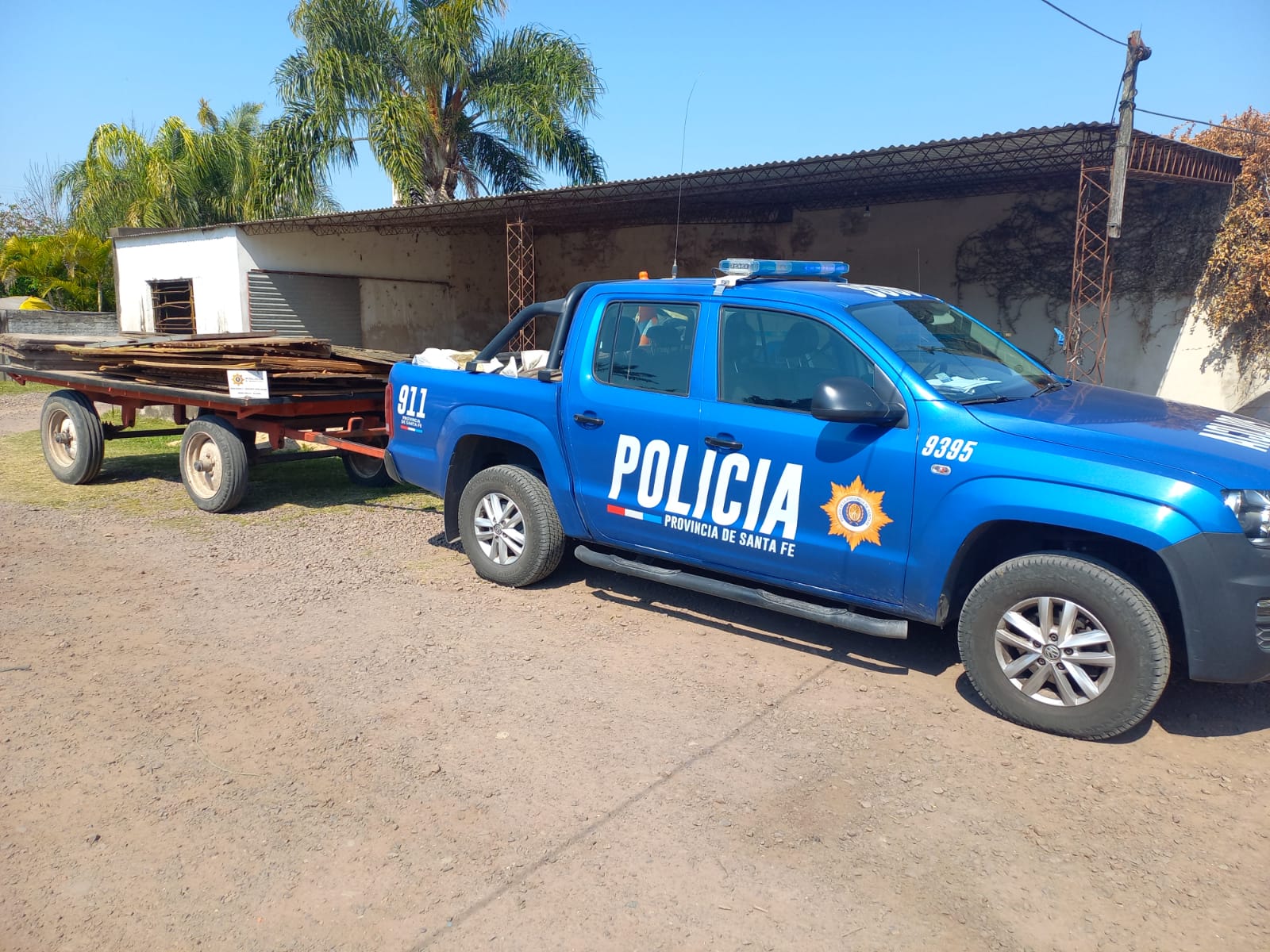 VILLA OCAMPO: LA POLICIA RECUPERO VARIOS ELEMENTOS ROBADOS EN UN DOMICILIO DEL BARRIO EL PROGRESO.