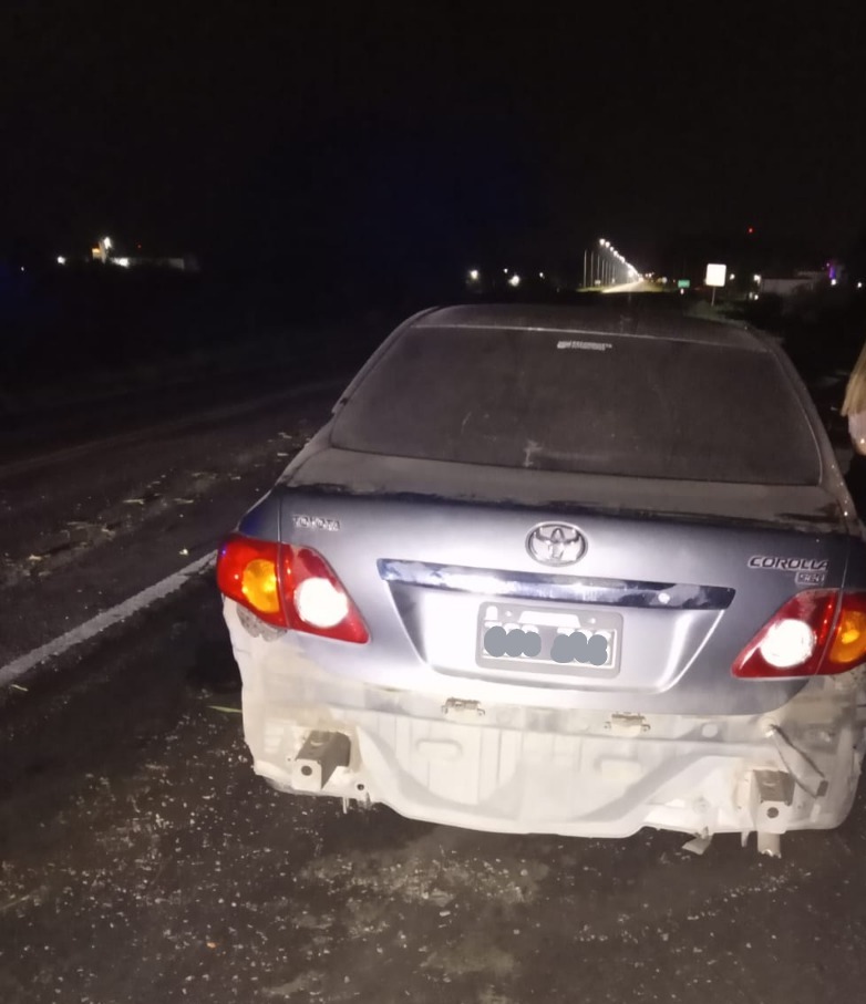 VILLA OCAMPO: Accidente de tránsito sobre Ruta Nacional N 11 a la altura del kilómetro 874
