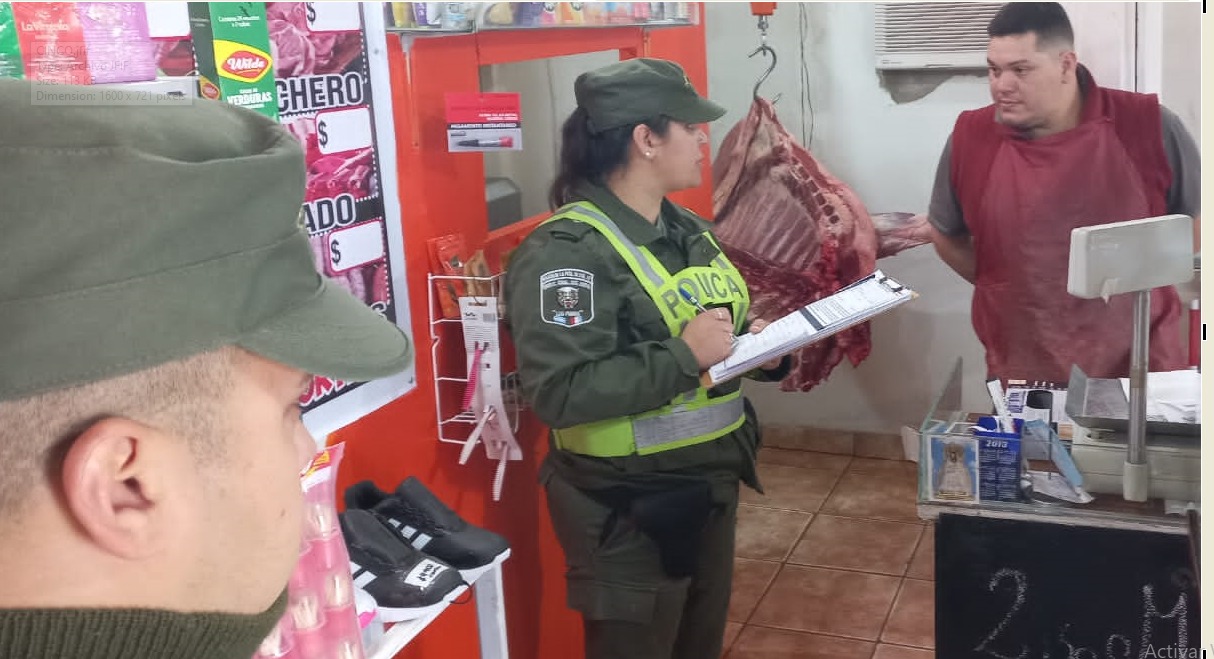 “Los Pumas” de Reconquista clausuraron dos carnicerías e incautaron alrededor de una tonelada de carne mal habida.