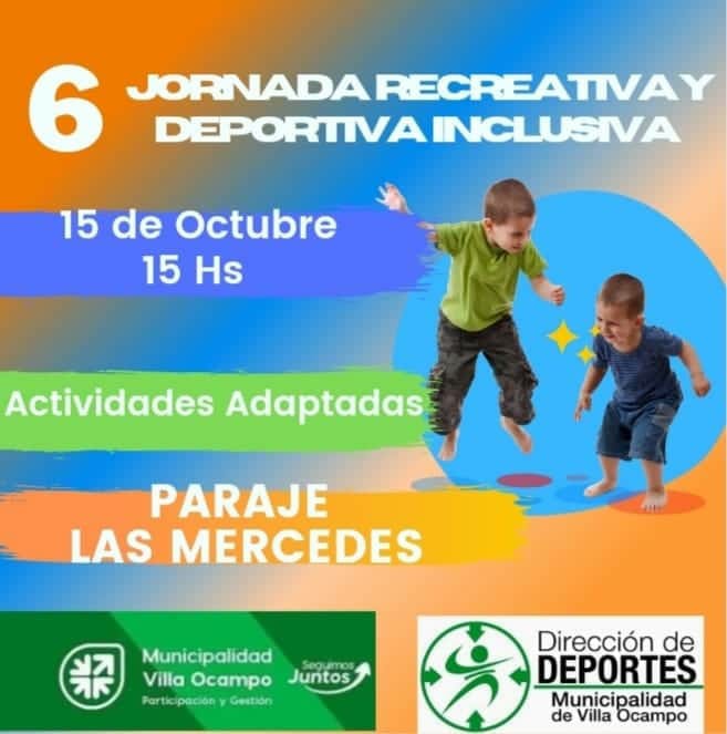 6º JORNADA RECREATIVA Y DEPORTIVA INCLUSIVA