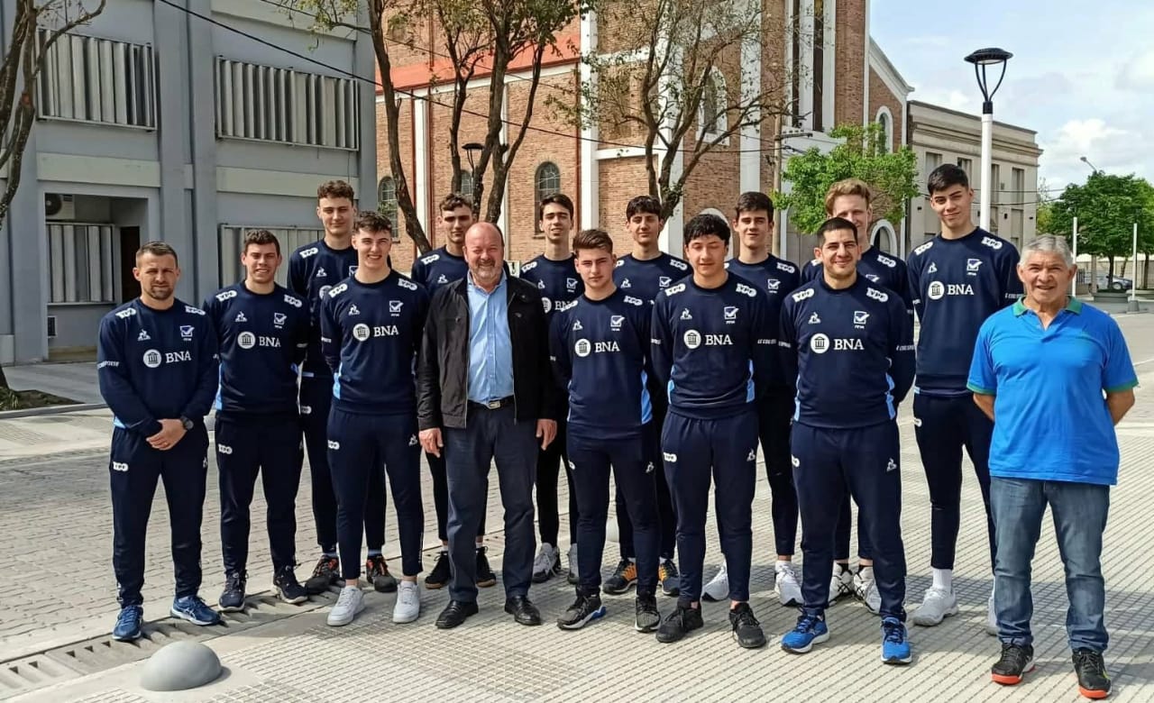 VILLA OCAMPO: LOS INTEGRANTES DE LA SELECCIÓN NACIONAL DE VÓLEY MASCULINA U-19 FUERON DECLARADOS HUÉSPEDES DE HONOR
