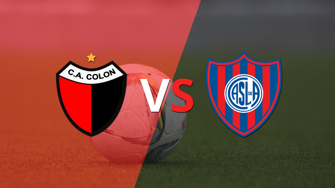 Colón vs San Lorenzo por la Liga Profesional de Fútbol