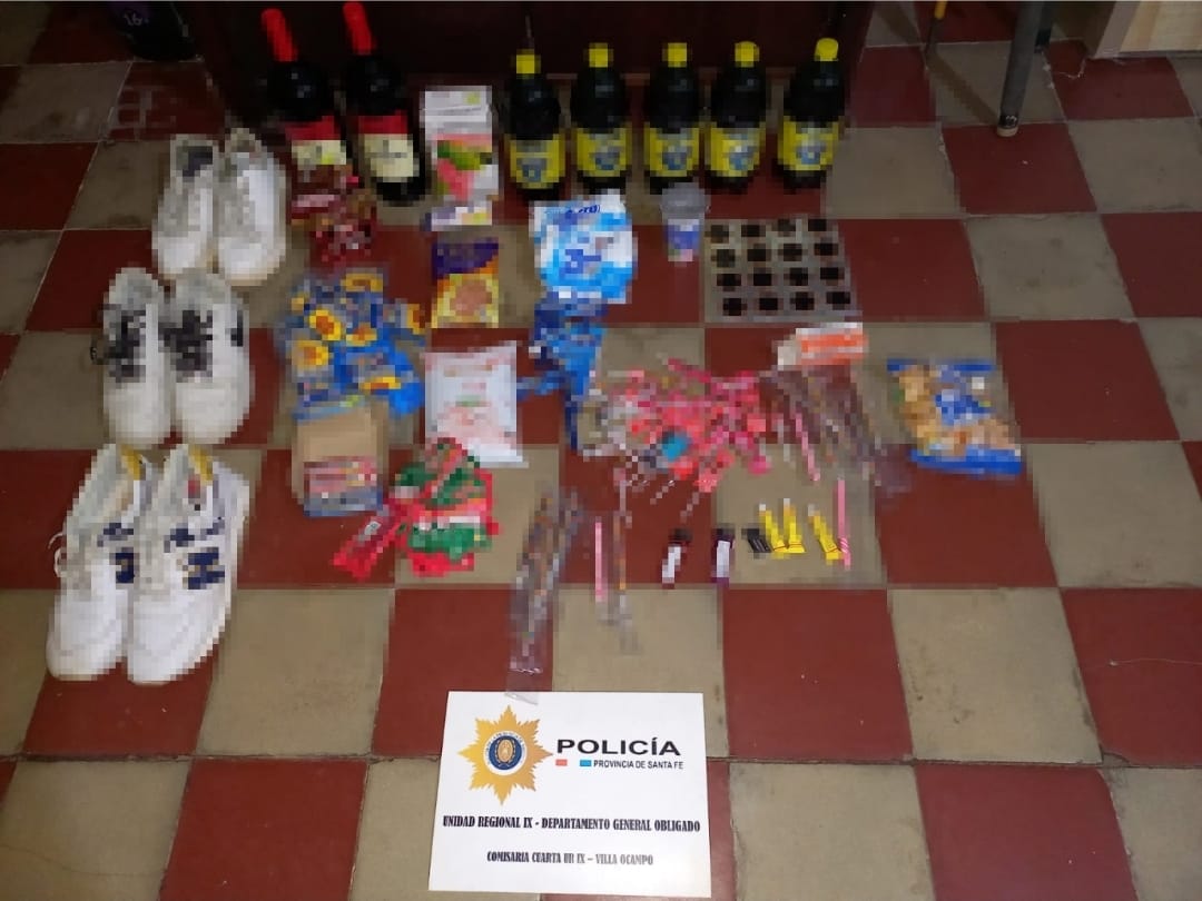 VILLA OCAMPO: ROBO EN UN KIOSCO