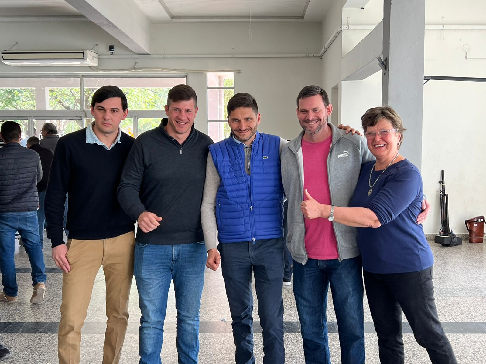 EL DIPUTADO MAXIMILIANO PULLARO RECORRIO LOCALIDADES DEL NORTE PROVINCIAL