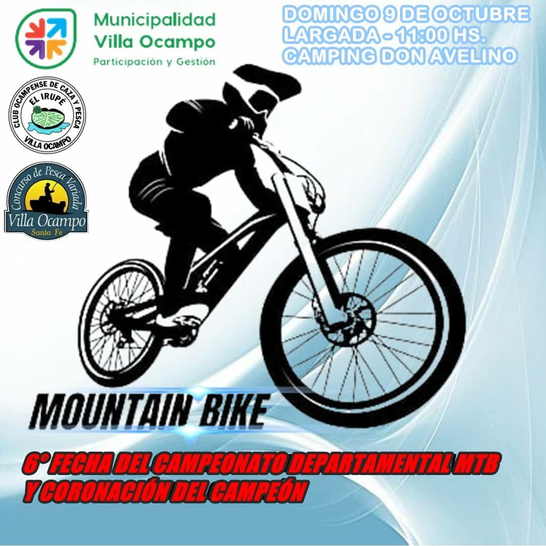VILLA OCAMPO: 6º FECHA PUNTABLE Y CORONACIÓN DEL MOUNTAIN BIKE DEPARTAMENTAL