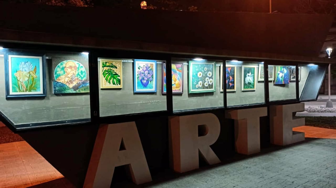 VILLA OCAMPO: EN “LA VIDRIERA DEL ARTE” SE EXHIBEN OBRAS DE LA ARTISTA PLÁSTICA ELMA BÁEZ