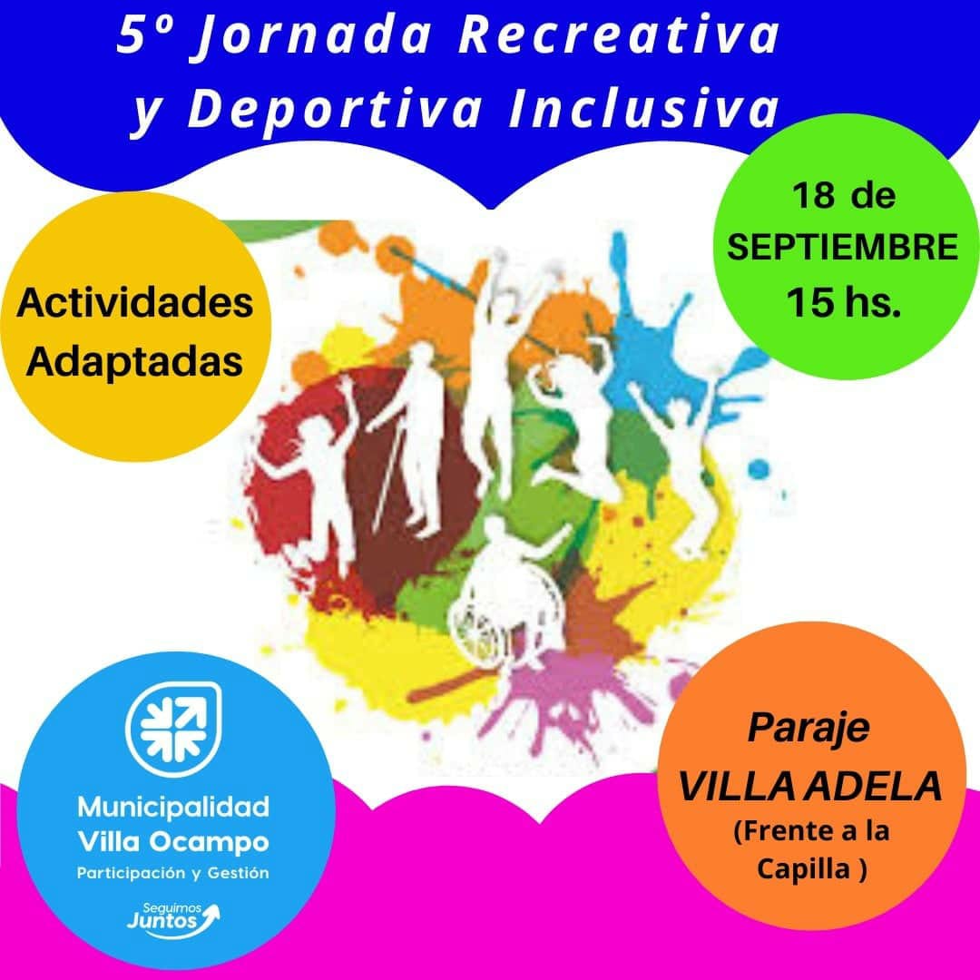 5º JORNADA RECREATIVA Y DEPORTIVA INCLUSIVA