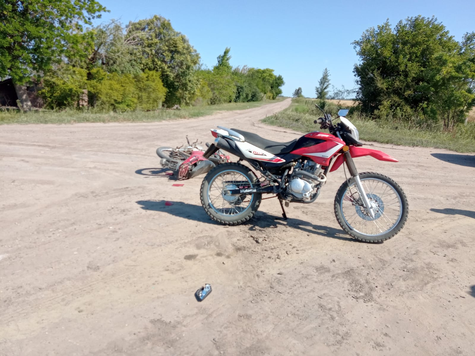 VILLA OCAMPO: CHOQUE ENTRE DOS MOTOCICLETAS