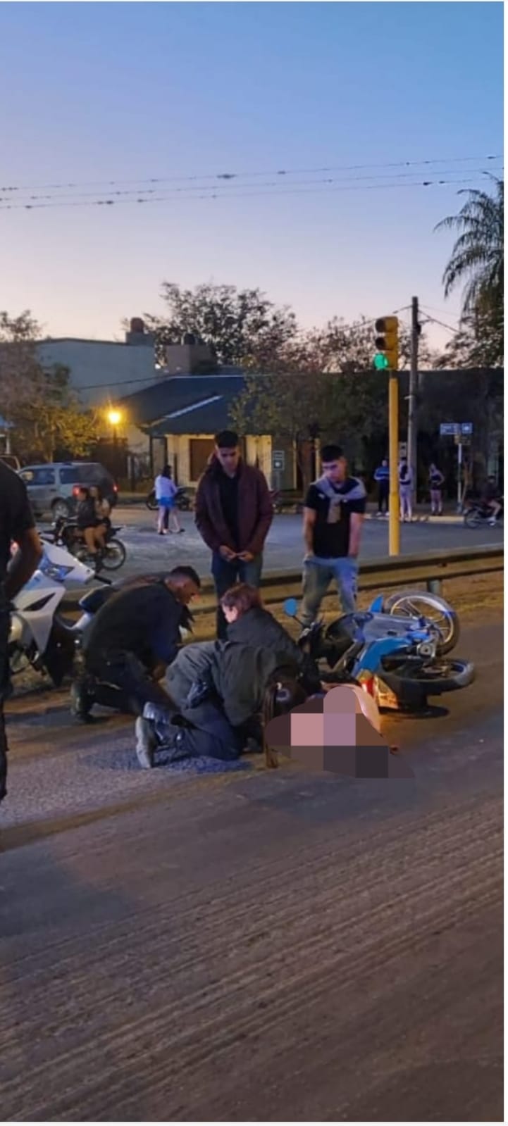 LAS TOSCAS:  ACCIDENTE DE TRANSITO CON LESIONES CULPOSAS