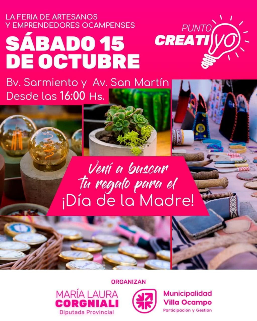 CONVOCATORIA PARA PARTICIPAR DE UNA NUEVA EDICIÓN DE “PUNTO CREATIVO”