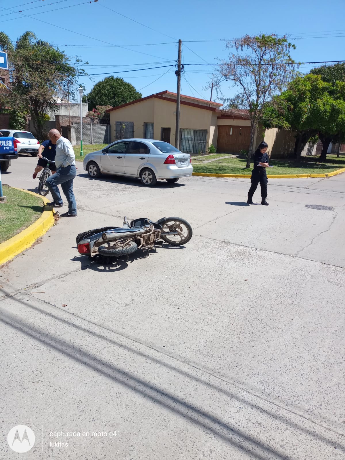 LAS TOSCAS: UNA MAMÁ Y SU HIJA RESULTARON HERIDAS TRAS UN ACCIDENTE DE TRANSITO