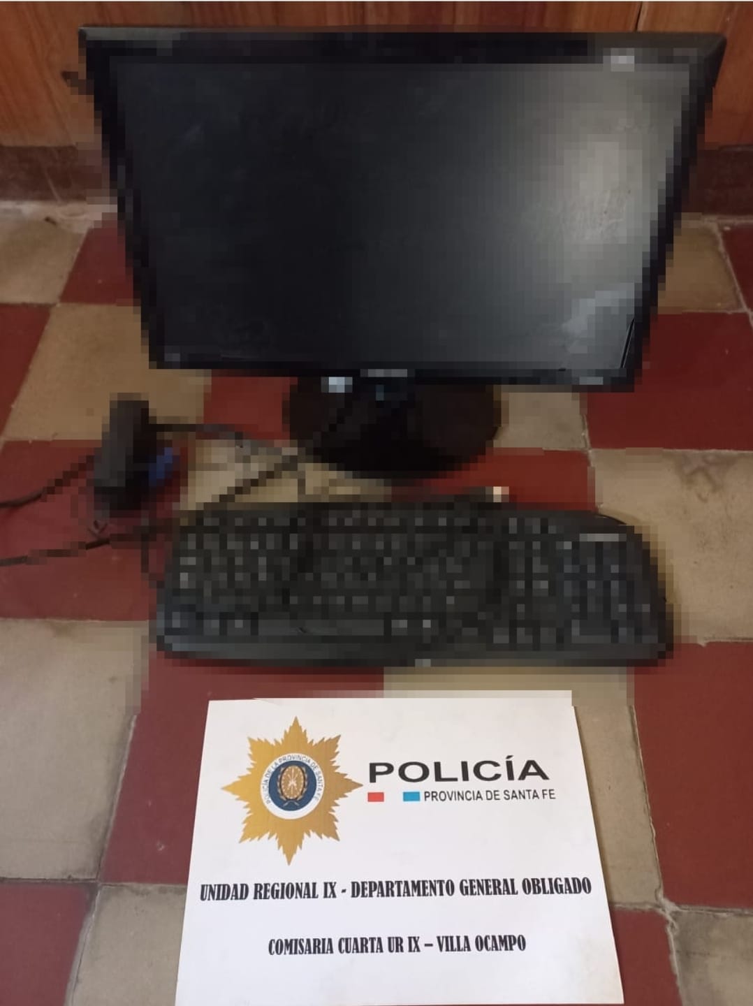 VILLA OCAMPO: ROBO DE UNA COMPUTADORA DE LA OFICINA DE INSPECTORIA MUNICIPAL