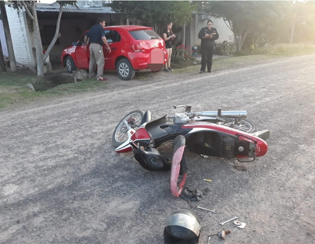 VILLA OCAMPO:  ACCIDENTE DE TRANSITO CON LESIONES CULPOSAS