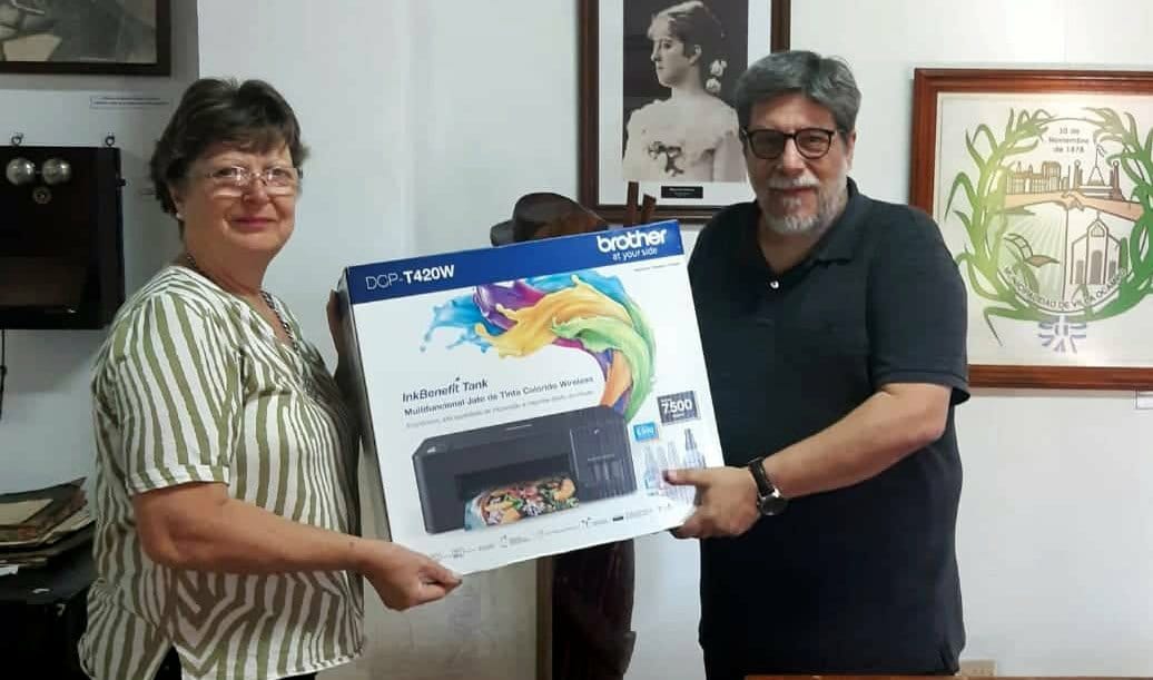 SE RECIBIÓ UNA IMPRESORA CON SCANER PARA EL MUSEO HISTÓRICO Y DE CIENCIAS NATURALES “ANÍBAL GREGORET”