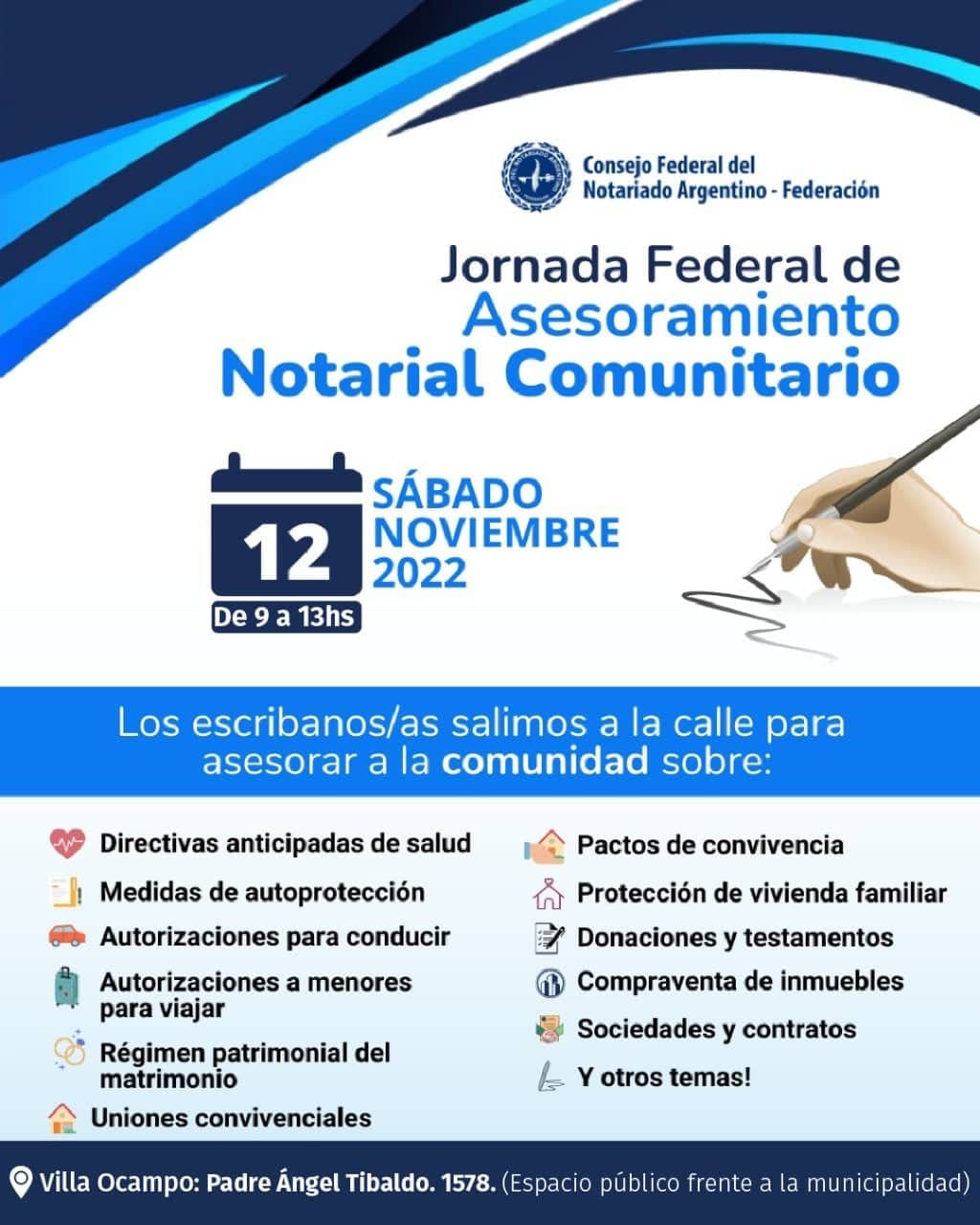 JORNADA FEDERAL DE ASESORAMIENTO NOTARIAL COMUNITARIO