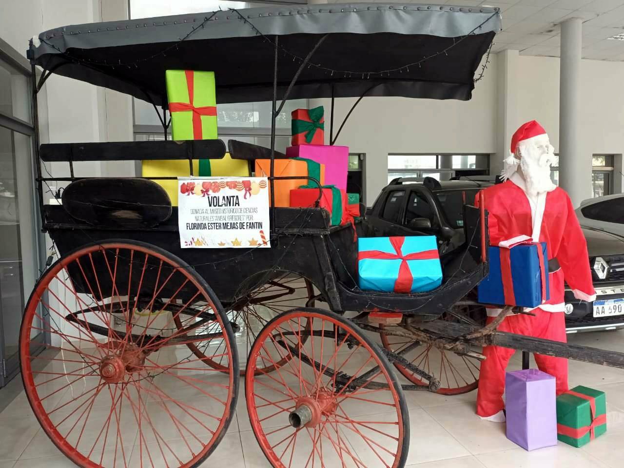 SE EXHIBE UNA HISTÓRICA VOLANTA INTERVENIDA CON MOTIVO NAVIDEÑO