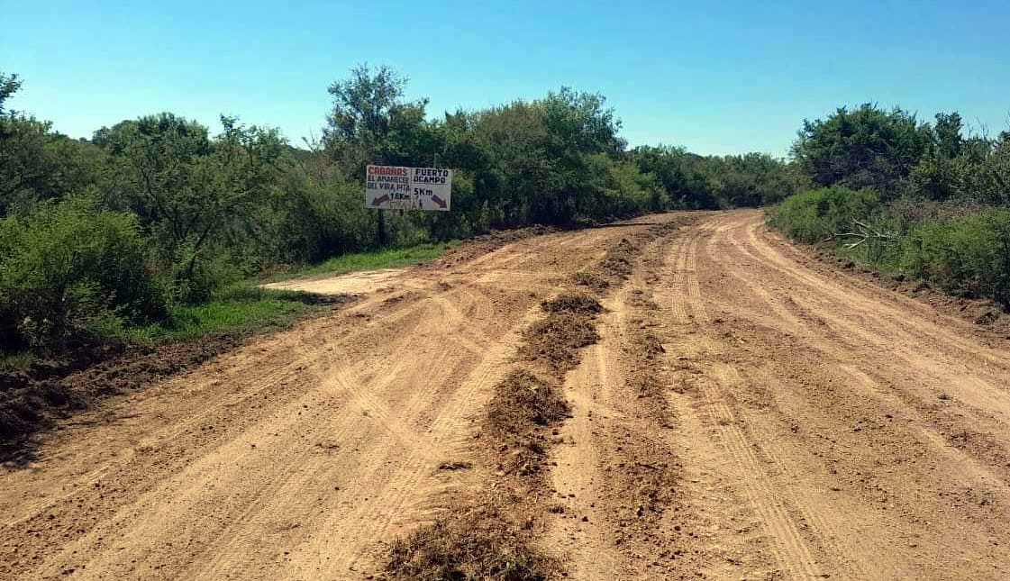 VILLA OCAMPO: CONTINÚAN LOS TRABAJOS DE ACONDICIONAMIENTO DEL CAMINO A PUERTO OCAMPO