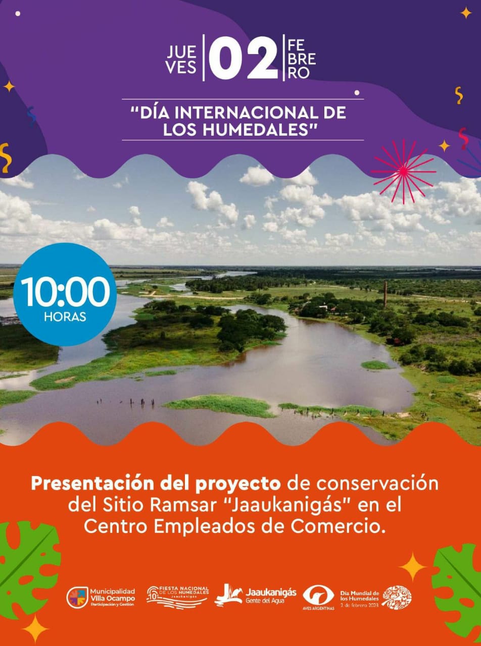 CONFERENCIA EN EL “DÍA INTERNACIONAL DE LOS HUMEDALES”