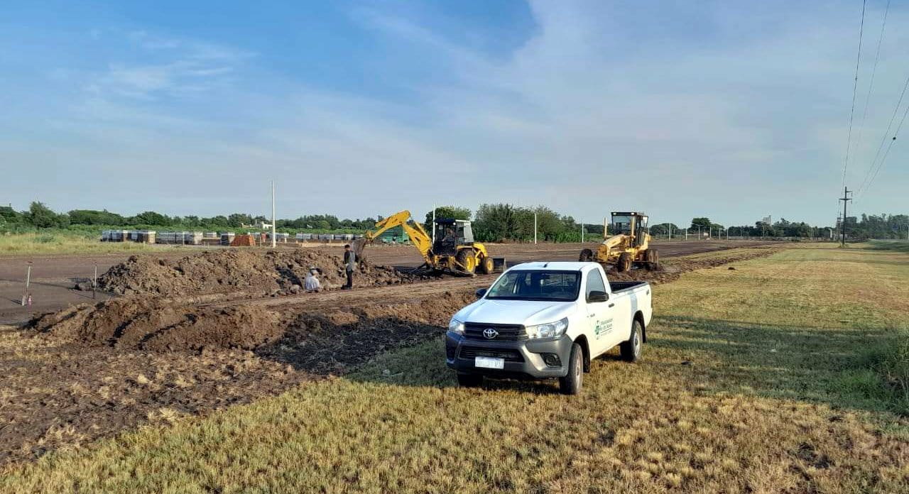 VILLA OCAMPO: SE ACONDICIONA EL ACCESO AL ÁREA DE SERVICIOS