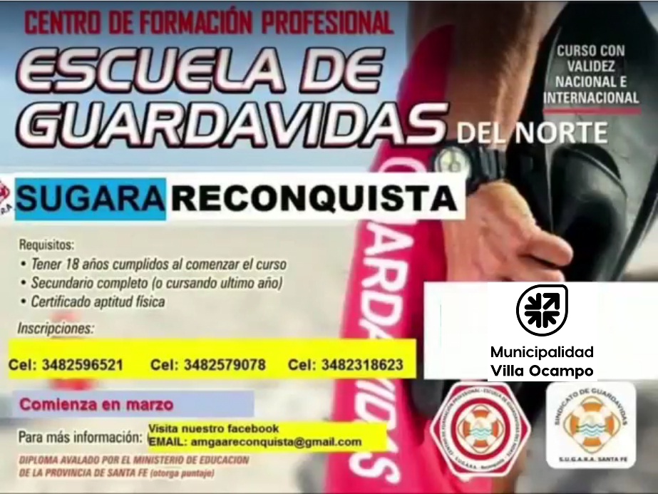 CARRERA ANUAL DE GUARDAVIDAS PROFESIONAL