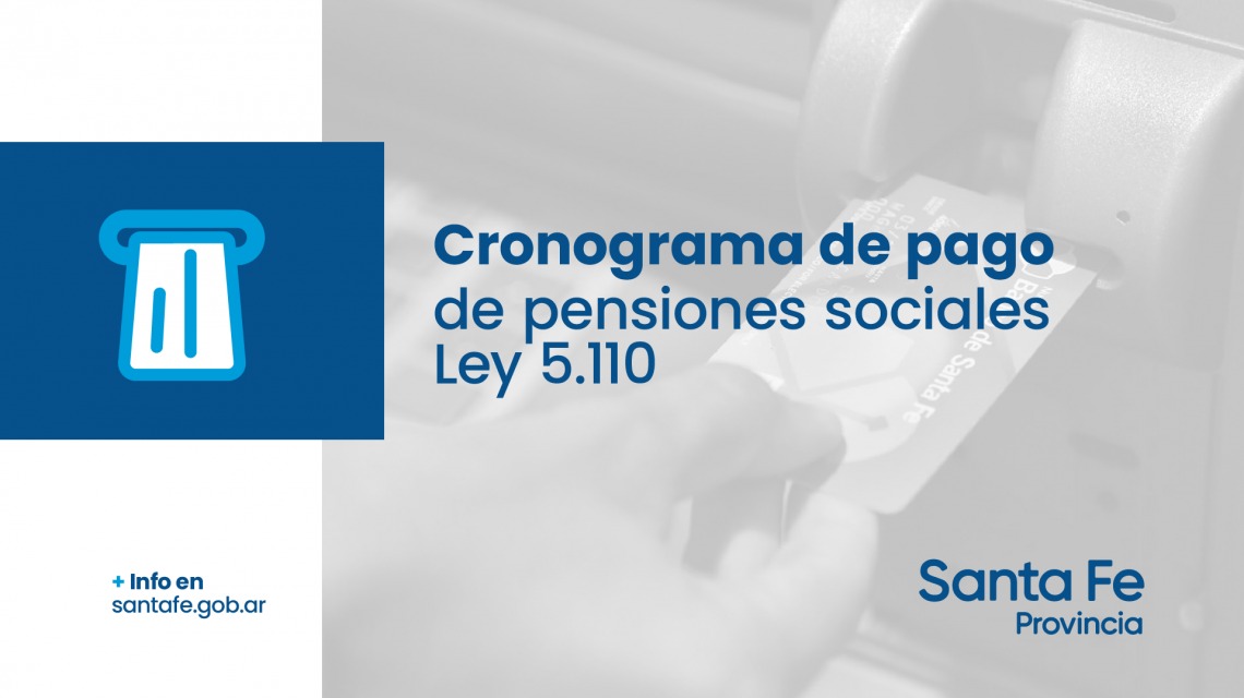 LA PROVINCIA DIO A CONOCER EL CRONOGRAMA DE PAGO DE LAS PENSIONES SOCIALES Se abonarán desde  el lunes 27 de febrero.