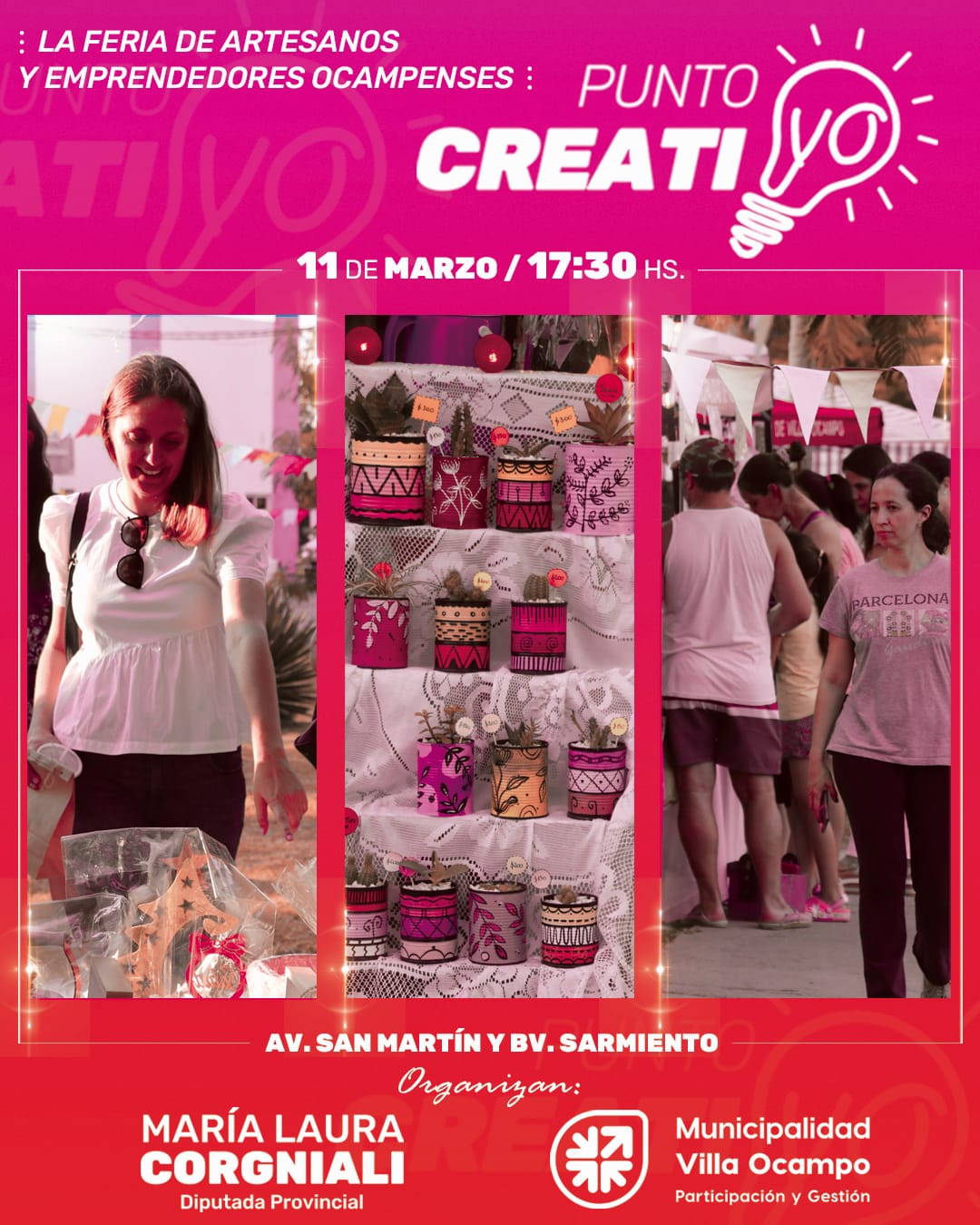 VILLA OCAMPO: Se viene el primer Punto Creativo del año