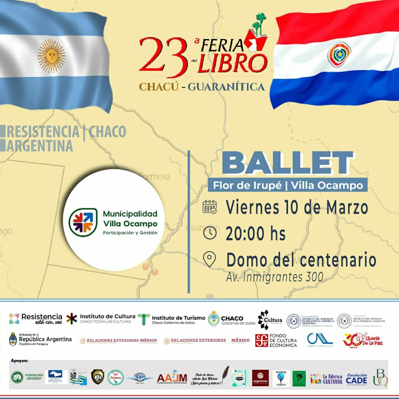 PARTICIPACIÓN OCAMPENSE EN LA 23º FERIA DEL LIBRO CHACÚ-GUARANÍTICA