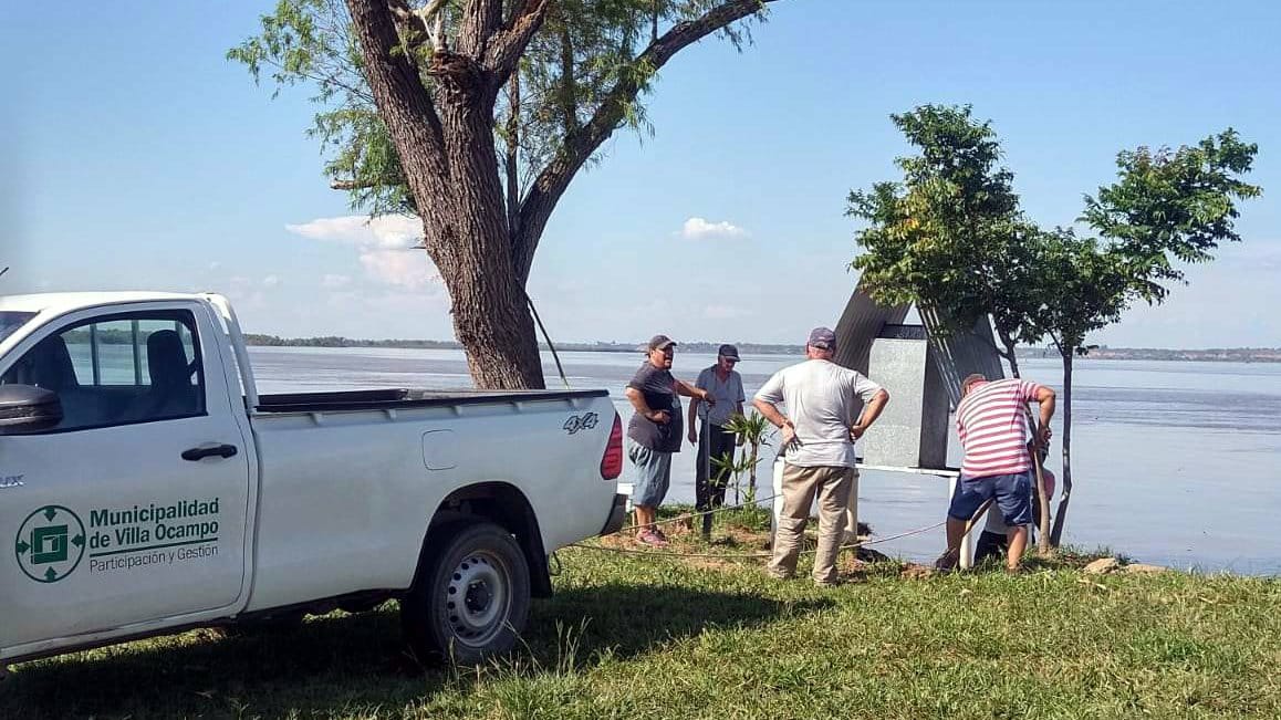 VILLA OCAMPO: TRASLADO DEL ORATORIO DE LA VIRGEN “STELLA MARIS” EN PUERTO OCAMPO