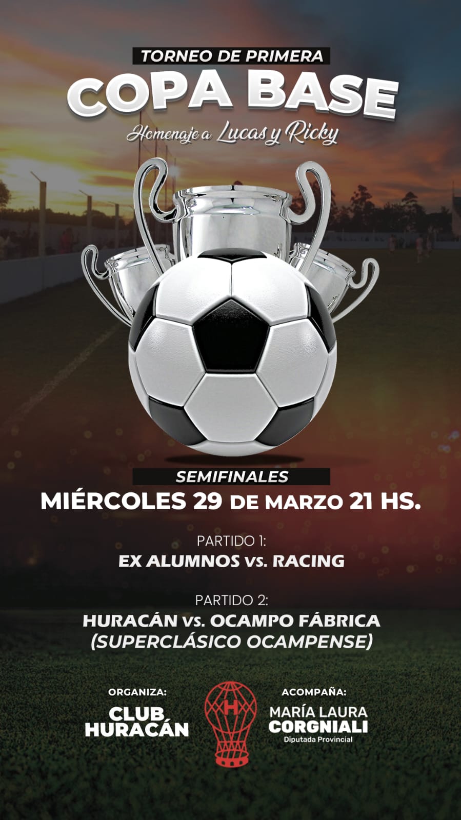 El miércoles 29 se juegan las semifinales de “Copa BASE”