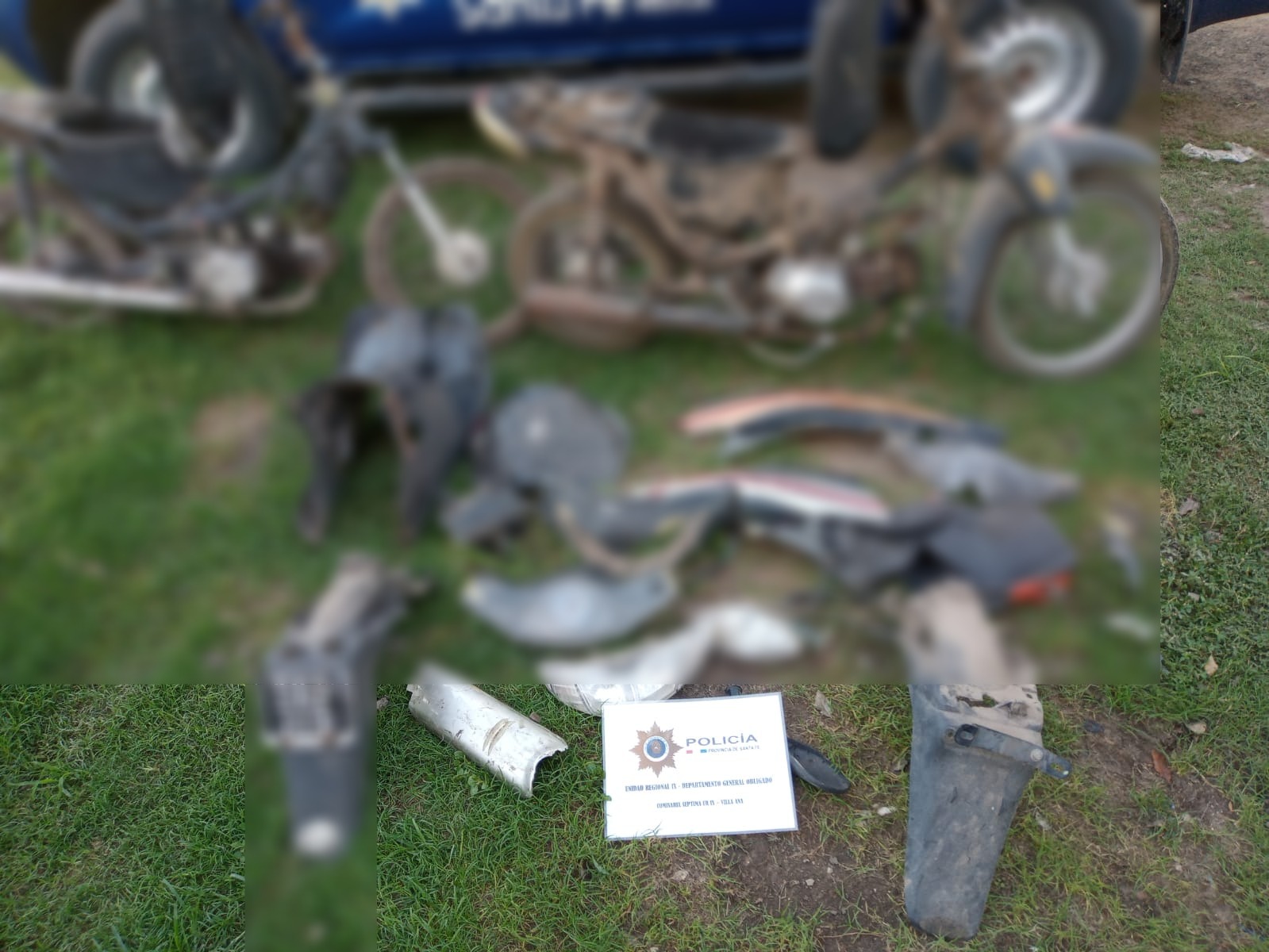 VILLA ANA: ROBO DE UNA MOTOCICLETA