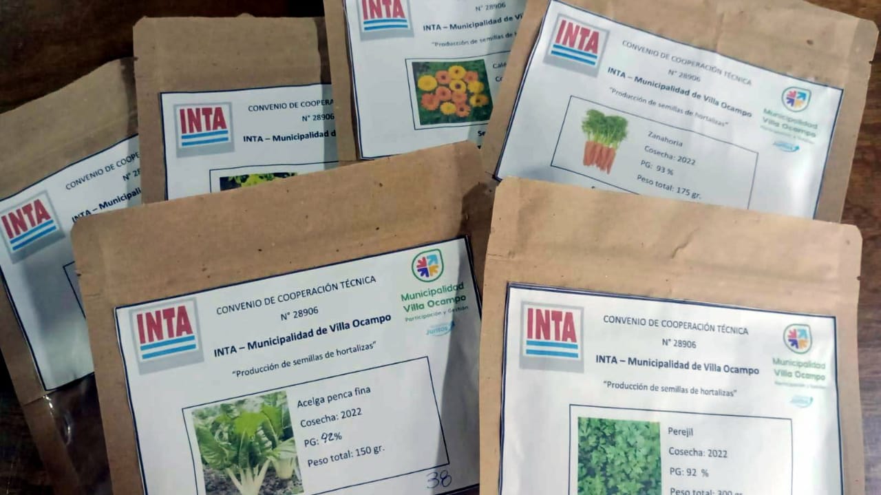 ENTREGA DE LOS KITS DE SEMILLAS DEL CONVENIO DE COOPERACIÓN CON EL INTA