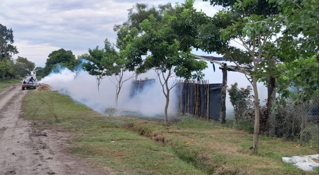 COMENZÓ LA FUMIGACIÓN ESPACIAL CON EQUIPOS PROPIOS DEL MUNICIPIO