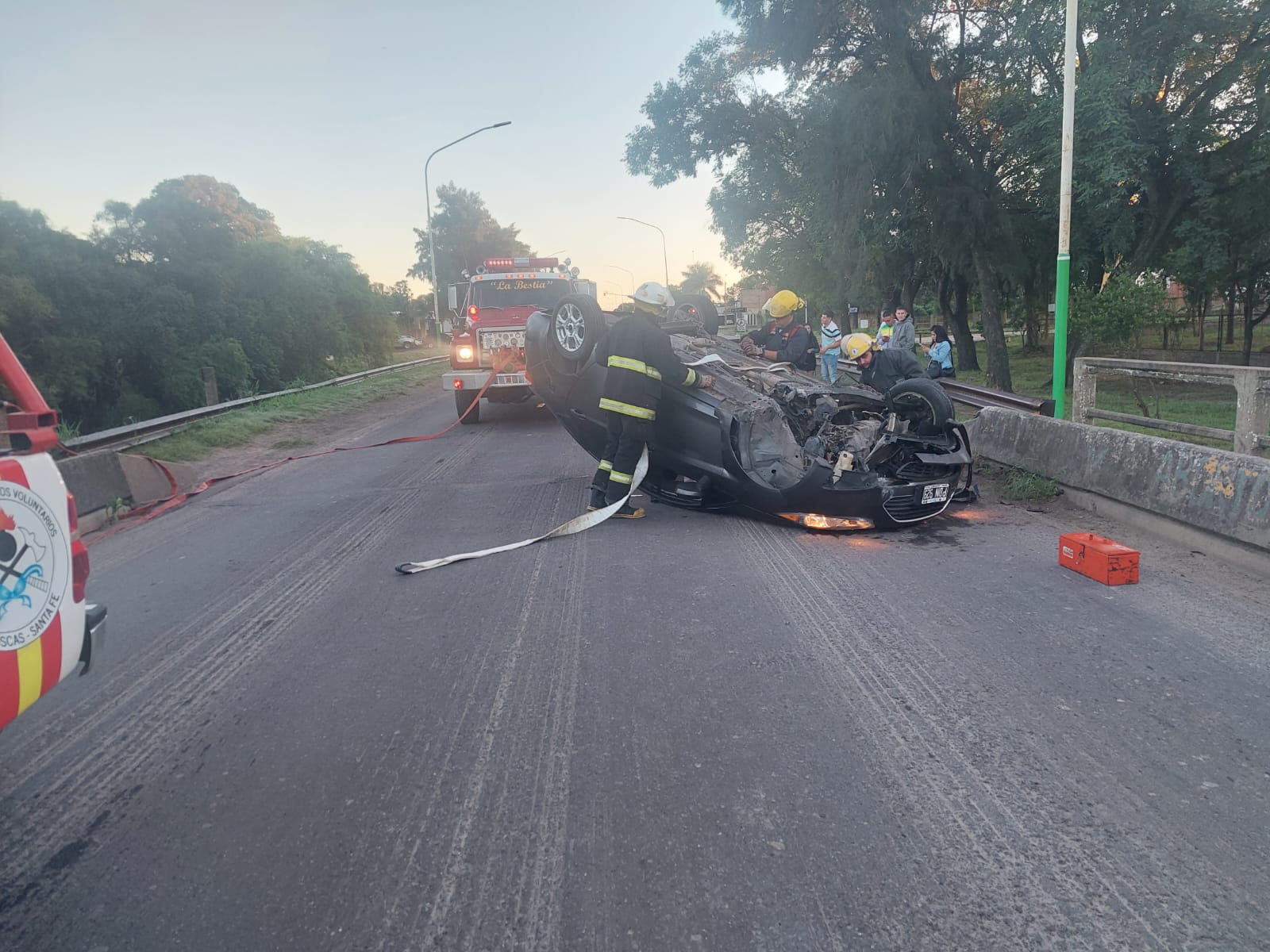LAS TOSCAS: ACCIDENTE DE TRANSITO