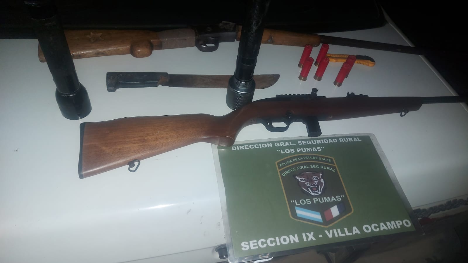 PARTE DE PRENSA: DIRECCION GENERAL DE SEGURIDAD RURAL “LOS PUMAS”