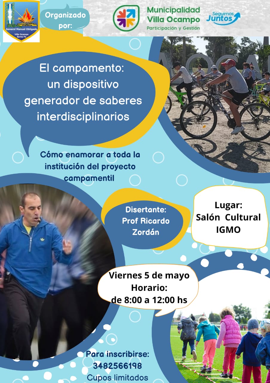 ENCUENTRO TALLER “EL CAMPAMENTO: UN DISPOSITIVO GENERADOR DE SABERES INTERDISCIPLINARIOS”