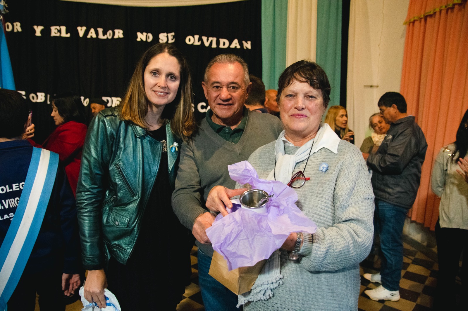 Corgniali acompañó el homenaje del ARA General Belgrano en Las Toscas