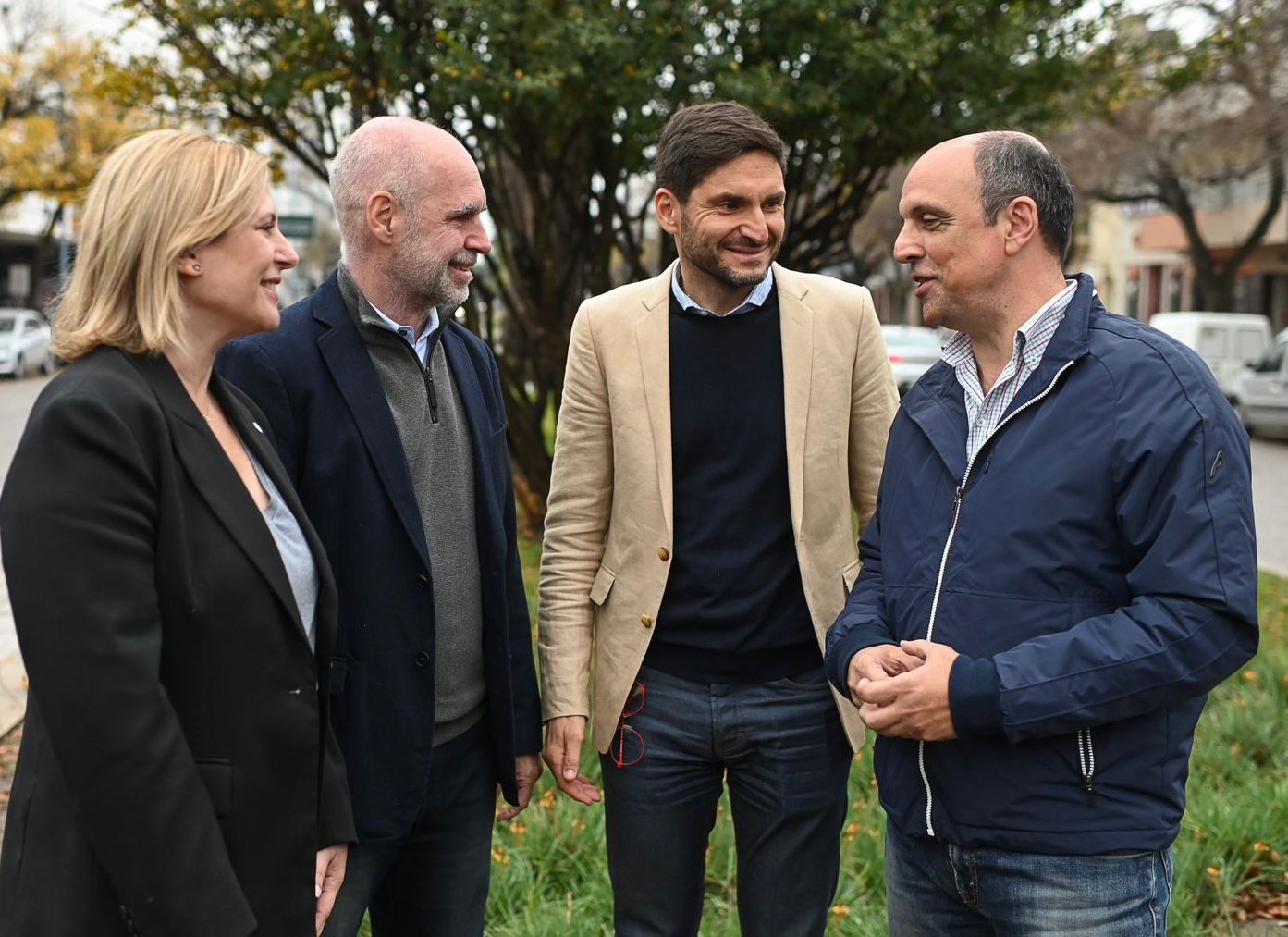 Rodríguez Larreta visitó Santa Fe para acompañar a Pullaro y Corral