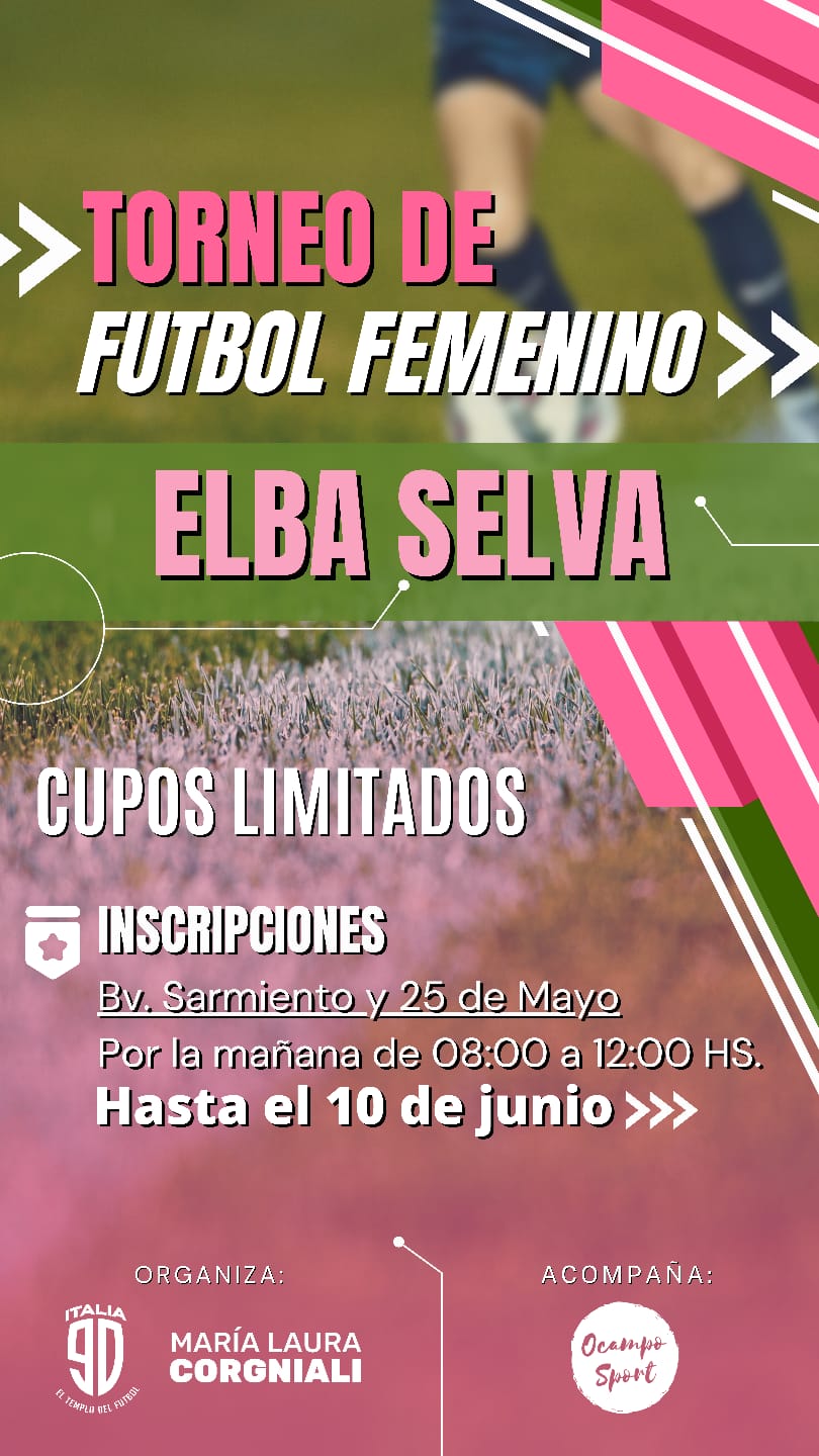 Torneo de Fútbol 5 Femenino en Villa Ocampo