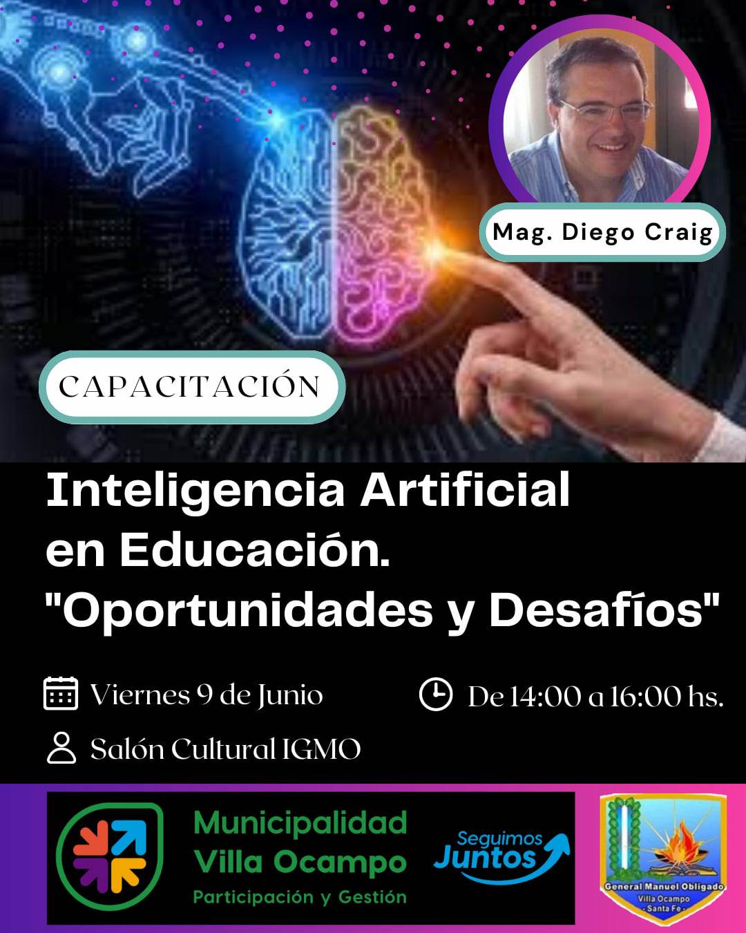 CAPACITACIÓN DOCENTE SOBRE “INTELIGENCIA ARTIFICIAL EN EDUCACIÓN, OPORTUNIDADES Y DESAFÍOS”