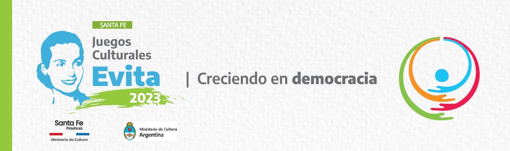 HASTA EL 30 DE JUNIO JÓVENES Y PERSONAS MAYORES SE PUEDEN INSCRIBIR EN LOS 18º JUEGOS CULTURALES “EVITA 2023 SANTA FE”