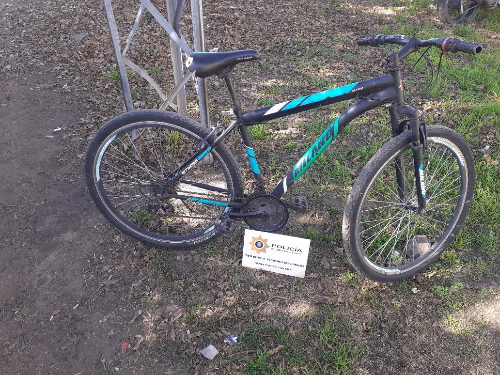 VILLA OCAMPO: POLICIA RECUPERO BICICLETA ROBADA
