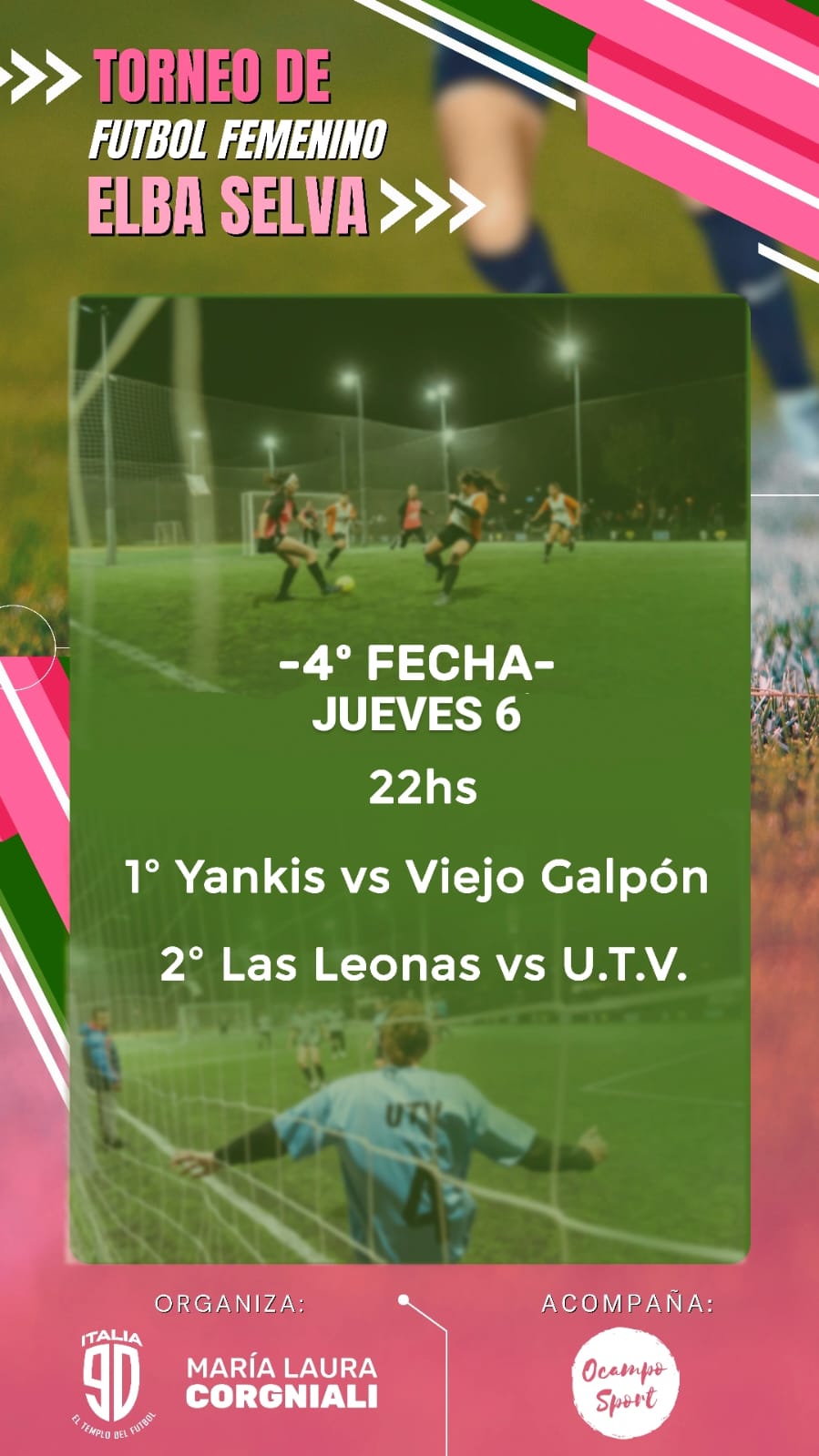Hoy se juega la cuarta fecha del Torneo Femenino de Fútbol “Elba Selva”