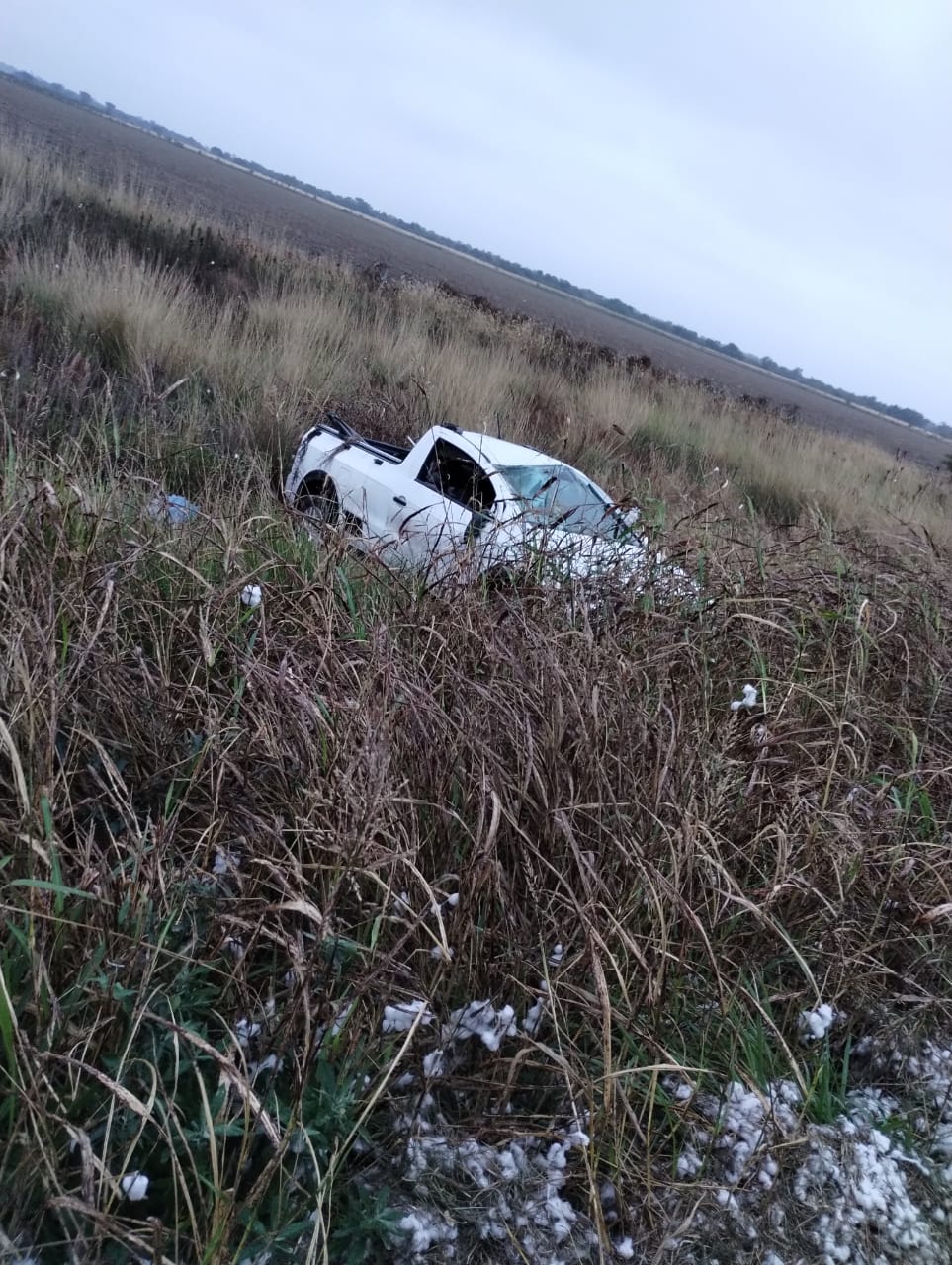 MALABRIGO: HOMBRE MAYOR DE EDAD PIERDE EL CONTROL CONDUCIENDO SU CAMIONETA SAVEIRO