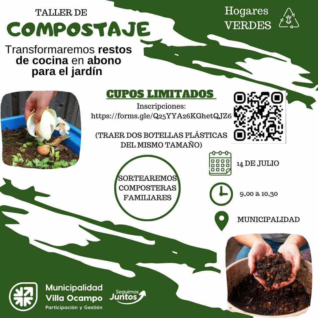 Villa Ocampo: TALLER PRÁCTICO DE COMPOSTAJE