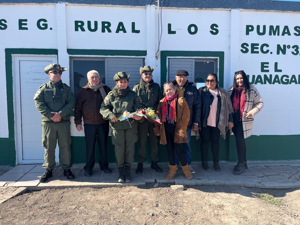 Nuevamente una mujer al frente de una sección en la Dirección General de Seguridad Rural “Los Pumas”