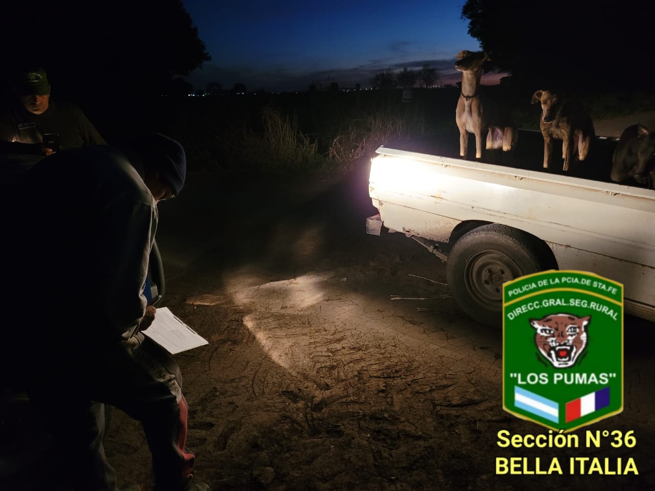 PARTE DE PRENSA: DIRECCION GENERAL DE SEGURIDAD RURAL “LOS PUMAS”