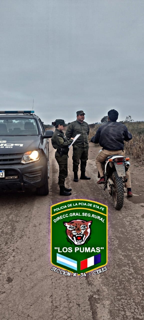 PARTE DE PRENSA: DIRECCION GENERAL DE SEGURIDAD RURAL “LOS PUMAS”