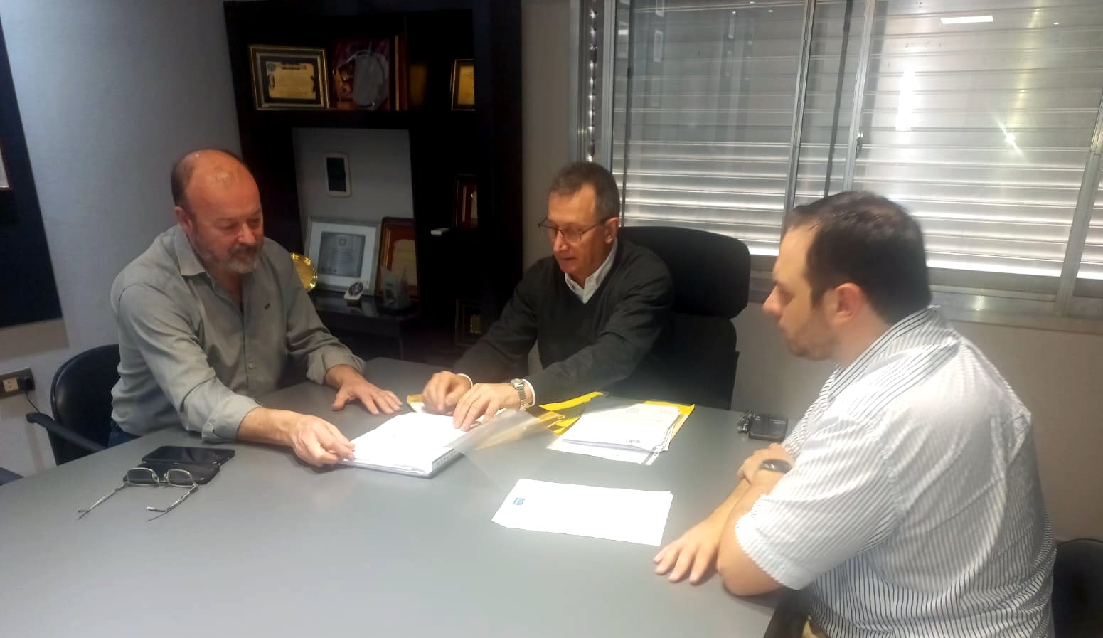 REUNIÓN POR EL PROYECTO DE REFORMULACIÓN Y AMPLIACIÓN DE LA 2º PLANTA POTABILIZADORA DE AGUA