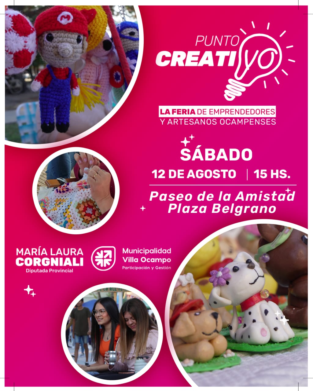 ESTE SÁBADO: NUEVA EDICIÓN DE “PUNTO CREATIVO”