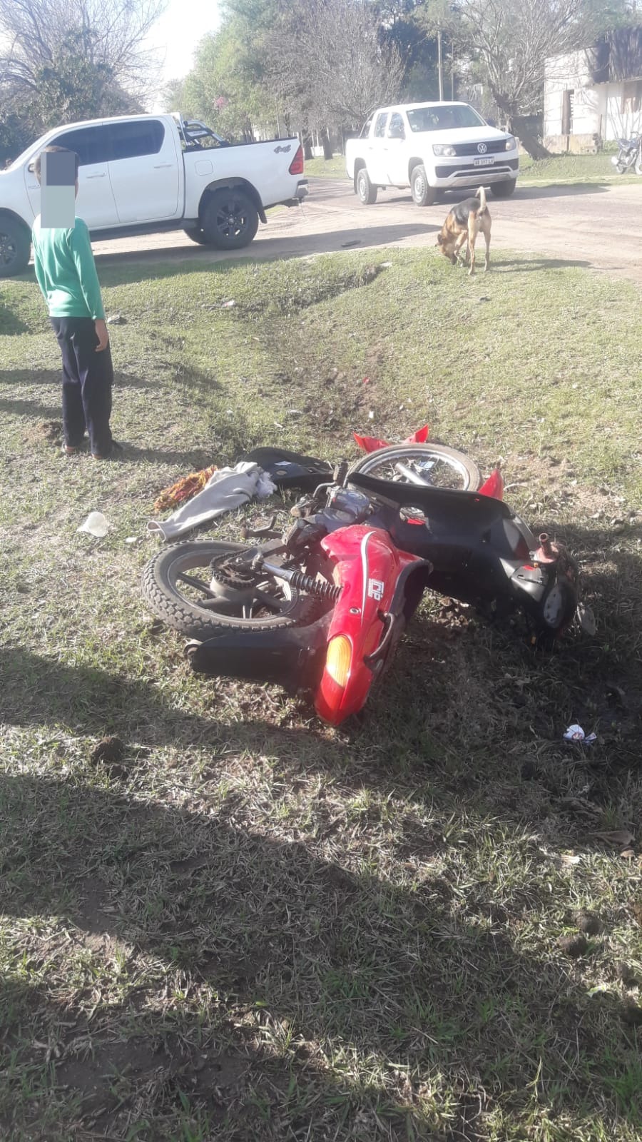 LAS GARZAS: ACCIDENTE DE TRANSITO